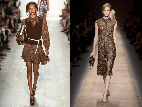 Какие цвета сочетаются с коричневым в интерьере. Сочетания с другими красками 05