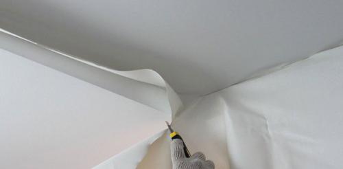 Монтаж натяжного тканевого потолка. Натяжные потолки из ткани 01 Монтаж натяжного тканевого потолка. Натяжные потолки из ткани 01