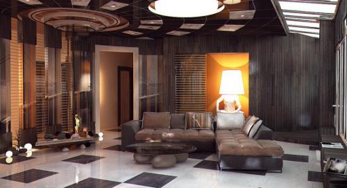 Отделка потолка в квартире варианты. Обои: недорогой вариант отделки 14