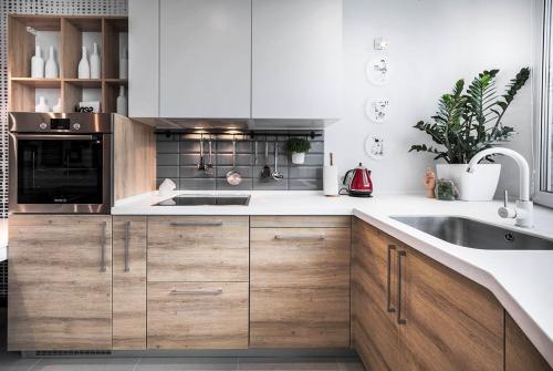 Сочетание серого цвета в интерьере кухни. Сочетание серого с другими цветами