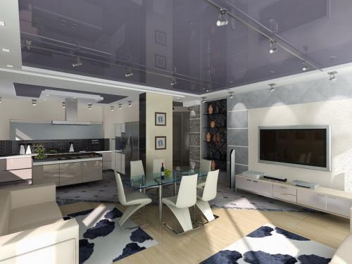 Отделка потолка в квартире варианты. Обои: недорогой вариант отделки 21