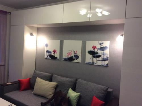 Декорирование стен обоями двух видов. Основные правила сочетания 16