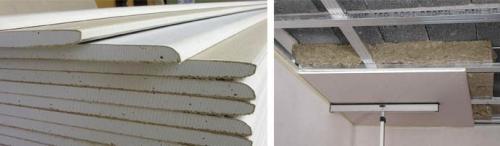 Толщина гипсокартон для потолка. Толщина гипсокартона на потолок 02