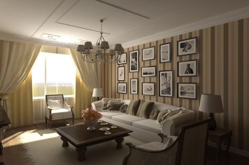 Какие обои подойдут для зала. Как подобрать обои в зал