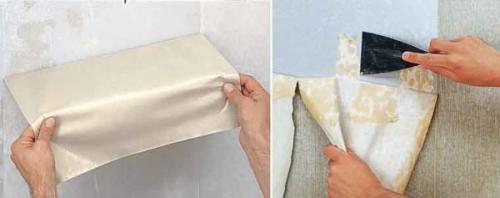 Как снять старые обои с гипсокартона. Способ №3 – использование специальных средств