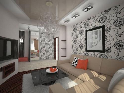 Какие обои подойдут для зала. Как подобрать обои в зал