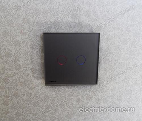 Сенсорный выключатель, как подключить. Как подключить двухклавишный сенсорный выключатель света Livolo VL-C702R