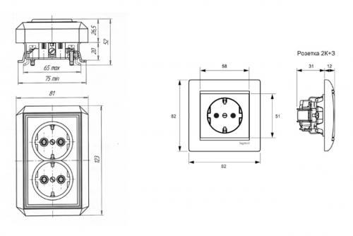 Как подсоединить розетку с заземлением. Монтаж встраиваемого устройства 10