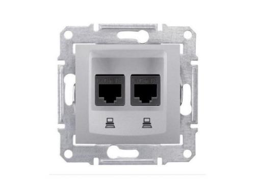 Подключение интернет розетки Schneider sedna. Подключение витой пары к розетке Schneider