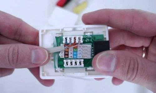 Схема подключения интернет розетки abb. Как подключить интернет-розетку ABB? 03