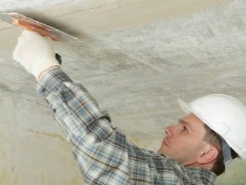 Выравнивание потолка шпаклевкой своими руками. Тонкости процесса шпаклевки потолка 03 Выравнивание потолка шпаклевкой своими руками. Тонкости процесса шпаклевки потолка 03