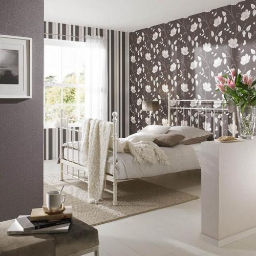 Поклейка обоев двух цветов. Особенности комбинирования обоев двух цветов в спальне 01 Поклейка обоев двух цветов. Особенности комбинирования обоев двух цветов в спальне 01