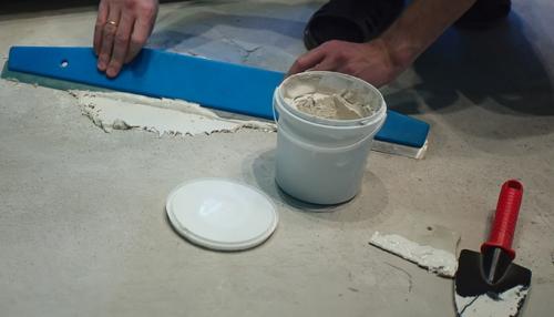 Укладка линолеума на бетонный пол. Подготовка разных видов основания