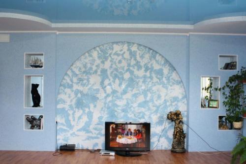 Обои для зала, какие лучше. Узоры и рисунки для стен зала и гостиной 05