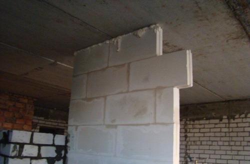 Стена из пазогребневых плит. Укладка пазогребневых блоков