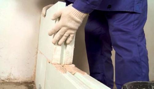 Стена из пазогребневых плит. Укладка пазогребневых блоков