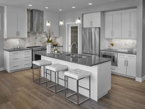 Жемчужно серый цвет интерьере. С какими цветами сочетается серый в интерьере