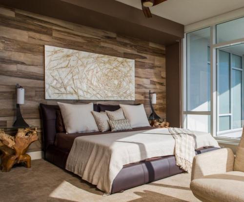 Ламинат в спальне на стене. Способы крепления ламината