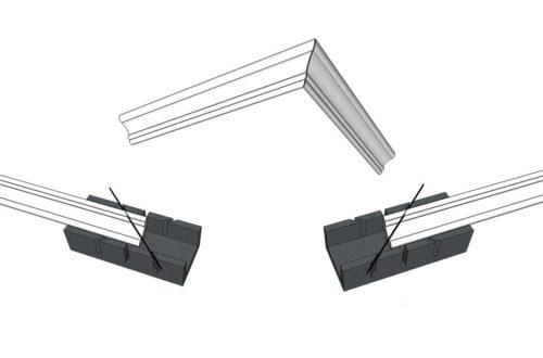 Как клеить потолочный плинтус в углах без стусла. Монтаж багет в углу с использованием стусла