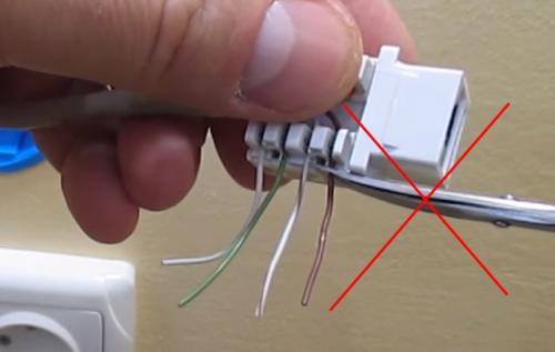 Подключение интернет розетки viko. Как подключить интернет-розетку, схема подключения кабеля по цветам