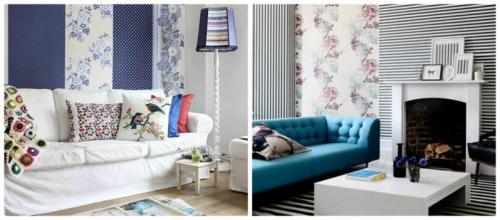 Какие лучше выбрать обои для зала. Узоры и рисунки для стен зала и гостиной 17