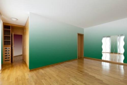 Комбинированная покраска стен в два цвета. Дизайн комбинированной покраски стен: несколько цветов для оформления