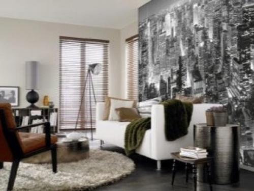 Как красиво поклеить комнату зал кухню. Цветовая гамма и принты 03