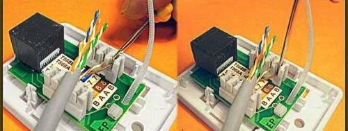 Как подключить интернет-розетку cat 5e. Как обжать сетевую розетку