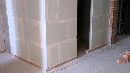 Как сделать перегородку из пазогребневых плит. Монтаж 08 Как сделать перегородку из пазогребневых плит. Монтаж 08