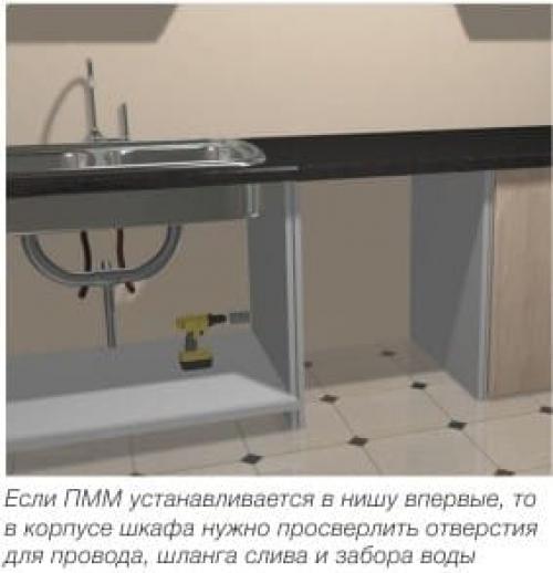 Подключение посудомоечной машины midea. Правила установки и подключения посудомоечной машины