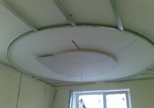 Монтаж подвесных потолков из гипсокартона своими руками. Разметка потолочного основания 11