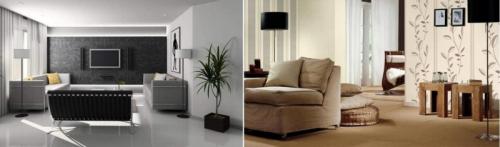 Цвет для обоев для зала. Советы дизайнеров 12