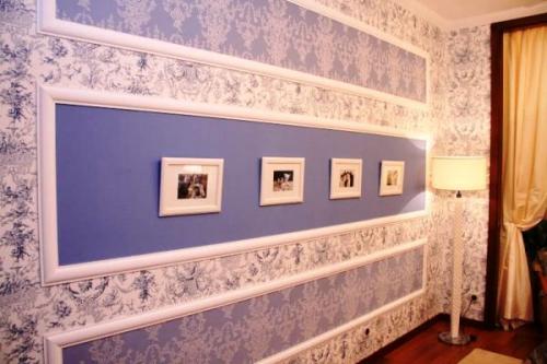 Виды поклейки обоев в зале. Несколько слов о комбинировании фактурных обоев