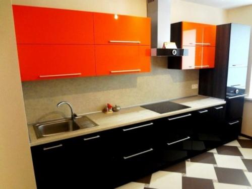 Сочетание оранжевого цвета в интерьере кухни. Различные оттенки и сочетания оранжевого цвета