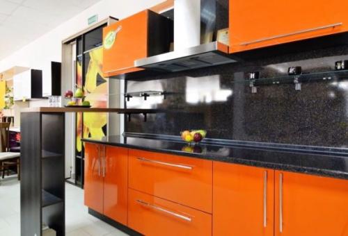 Сочетание оранжевого цвета в интерьере кухни. Различные оттенки и сочетания оранжевого цвета