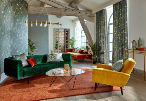 Обои для зала 2019. Самые модные узоры, принты и оттеночные комбинации