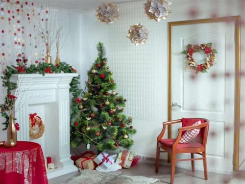 Украшения на Новый год 2019 своими руками. Елочка с ножками 15