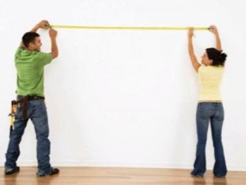 Сколько нужно обоев на комнат.  Измерение комнаты перед покупкой обоев. 10