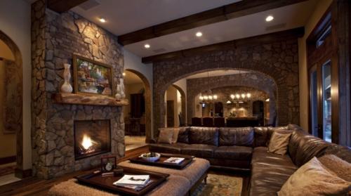 Красно-коричневый цвет в интерьере. Коричневый цвет в интерьере