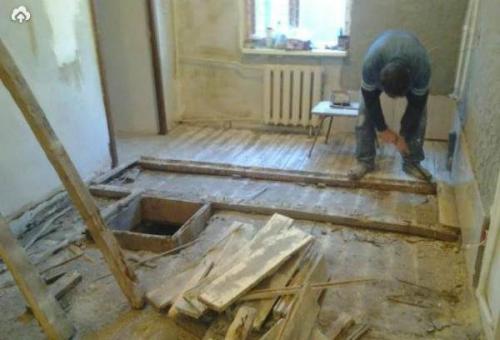 Пол на лагах в квартире. Классификация и операции ремонта