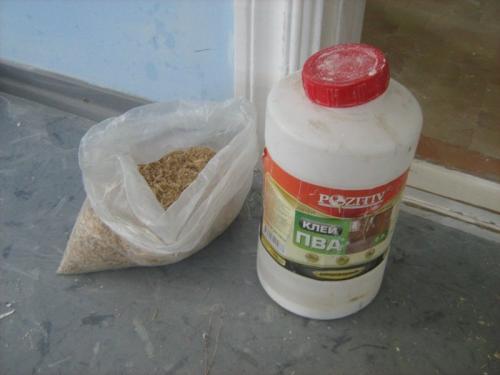 Соотношение опилок и пва. Самый простой и дешевый способ выровнять деревянный пол не срывая старые доски