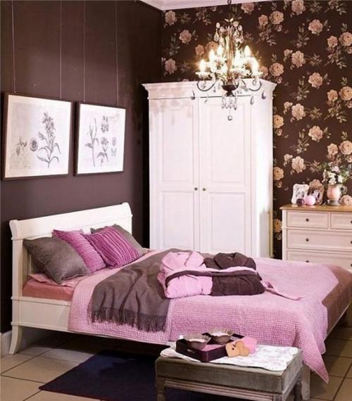 Красно-коричневый цвет в интерьере. С какими цветами сочетается коричневый в интерьере