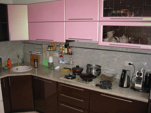 С каким цветом сочетается розовый в интерьере кухни. Сочетание розового цвета с другими оттенками в интерьере кухни