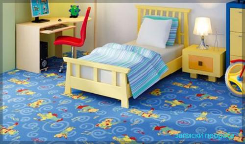 Какой выбрать ковролин в детскую комнату. Ковролин в детской комнате - достоинства и недостатки