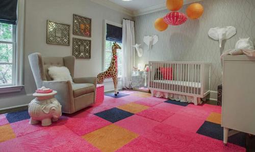 Ковровое покрытие в детскую. Ковролин для детской комнаты — практичное и безопасное покрытие