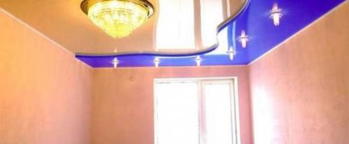 Как самому сделать натяжной потолок. Споты и точечные светильники