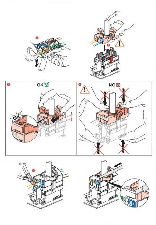 Как подключить интернет-розетку 4 жилы. Процедура подключения интернет розетки