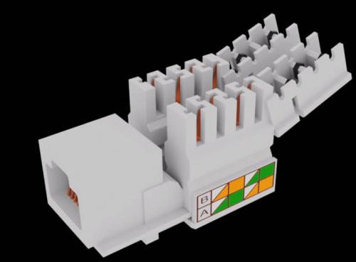 Как обжать интернет-розетку. Монтаж интернет розетки