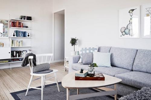 Какие цвета сочетаются с белым. Использование серого цвета в интерьере 05