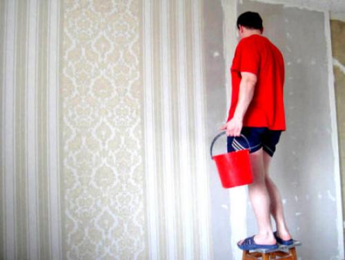 Как клеить флизелиновые обои на гипсокартон. Наклеивание обоев на гипсокартонную поверхность и необходимый для этого инструмент